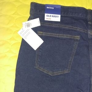 Old Navy men's dark wash jeans